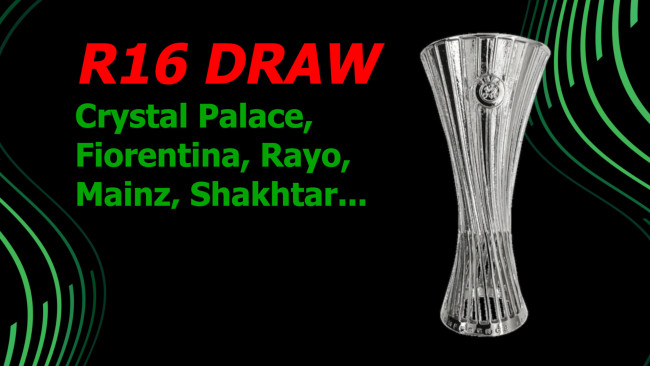 Sorteio da UEFA Conference League: rivais anunciados para as oitavas de final, chave completa