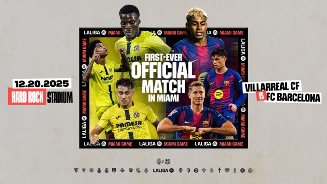 Jogadores da LaLiga planejam um protesto visual sobre a partida Villarreal-Barça em Miami: Ficar parado por 30 segundos