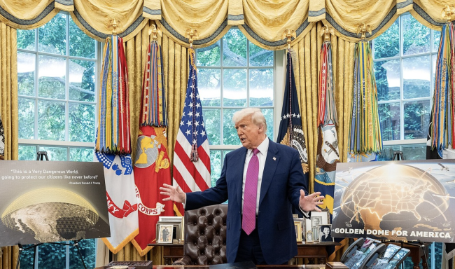 A Cúpula Dourada de Trump: Após um ano, sonhos de mísseis encontram a realidade realista