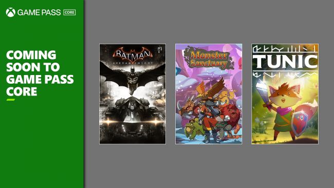 Três novos títulos adicionados à assinatura do Game Pass Core