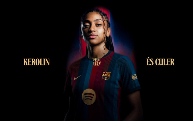 Barcelona anuncia contratação recorde de equipe feminina de Kerolin por €1,5 milhão