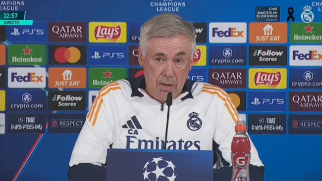 Ancelotti acha que o futebol é uma festa e agora não é hora de festejar