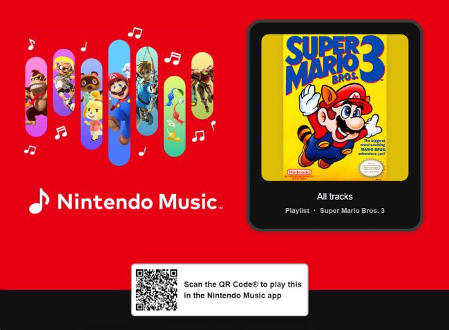 Nintendo Music agora inclui Super Mario Bros 3