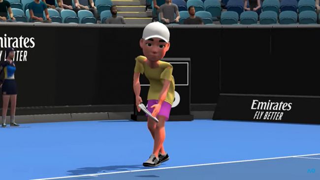 O Aberto da Austrália está sendo transmitido gratuitamente no YouTube, mas todos os jogadores parecem personagens do Wii