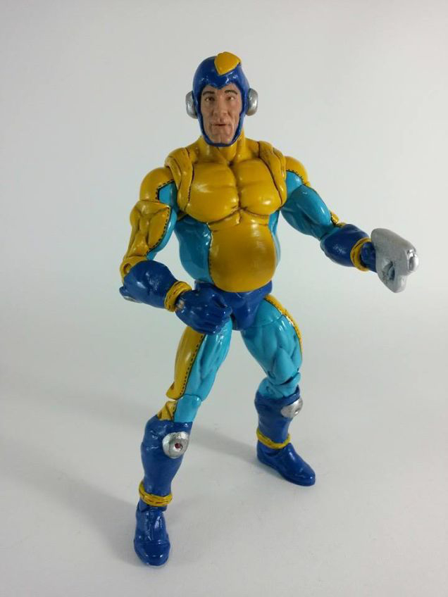 Figura de Mega Man inspirada pela capa mais feia de sempre