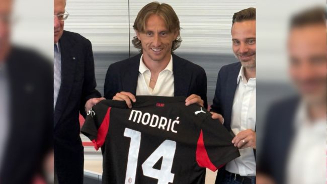 As primeiras palavras oficiais de Luka Modric como jogador do Milan