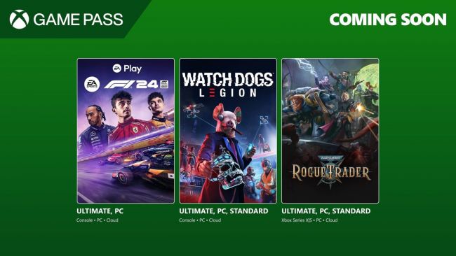 EA Sports F1 24, Warhammer 40K: Rogue Trader e mais estão prestes a ser adicionados ao Game Pass