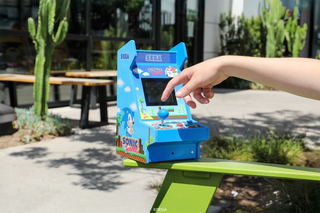 Sega e MyArcade anunciam duas mini máquinas Sonic Arcade