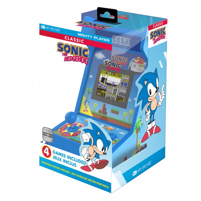Sega e MyArcade anunciam duas mini máquinas Sonic Arcade