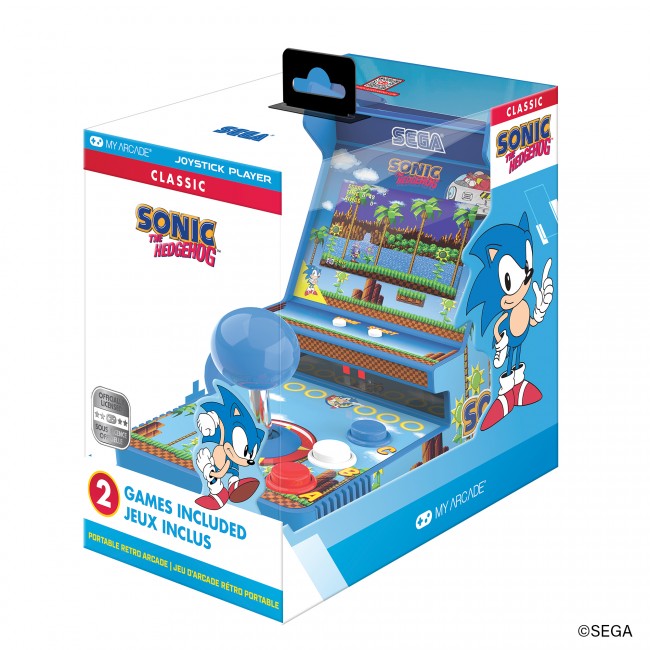 Sega e MyArcade anunciam duas mini máquinas Sonic Arcade