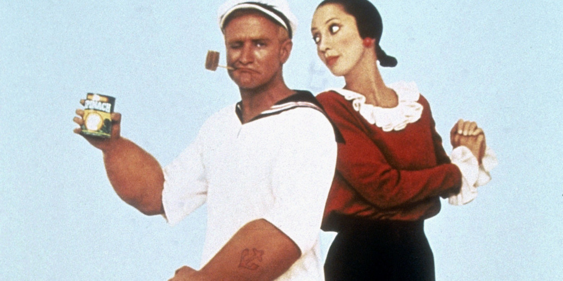 "Todo mundo estava chapado" durante o filme Popeye de Robin Williams