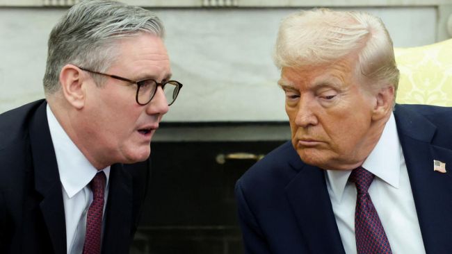 Trump rejeita pedido de Starmer por promessa de segurança na Ucrânia