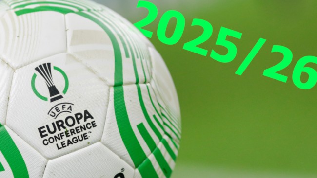 Calendário completo da UEFA Conference League de Setembro a Dezembro de 2025, todas as fases da liga