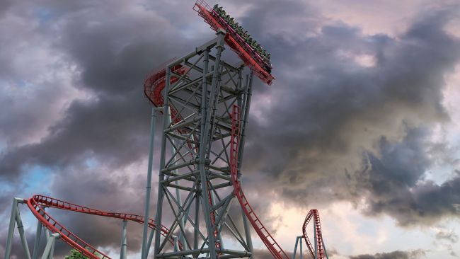 A chamada 'Capital Mundial da Montanha-Russa' lança POV para novos Tilt Coaster: você se atreveria a montá-lo?