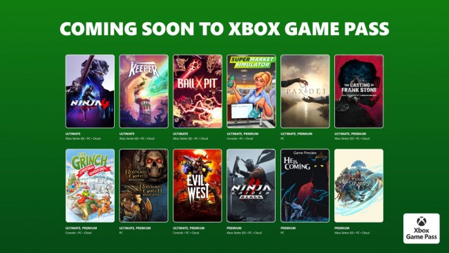 Ninja Gaiden 4, Baldur's Gate, Evil West, Ball x Pit e muito mais indo para o Game Pass