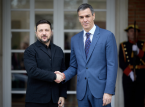 Zelensky visita Madri e Sanchez diz: "ningu&eacute;m vai nos fazer esquecer o que est&aacute; acontecendo na Ucr&acirc;nia"