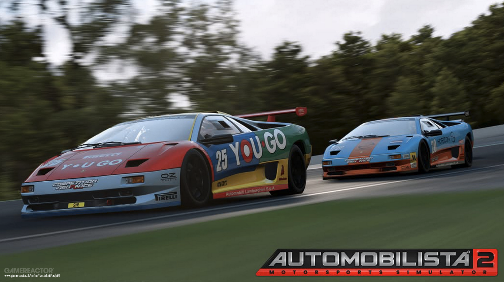 Quatro Lamborghinis acertam Automobilista 2 no próximo DLC