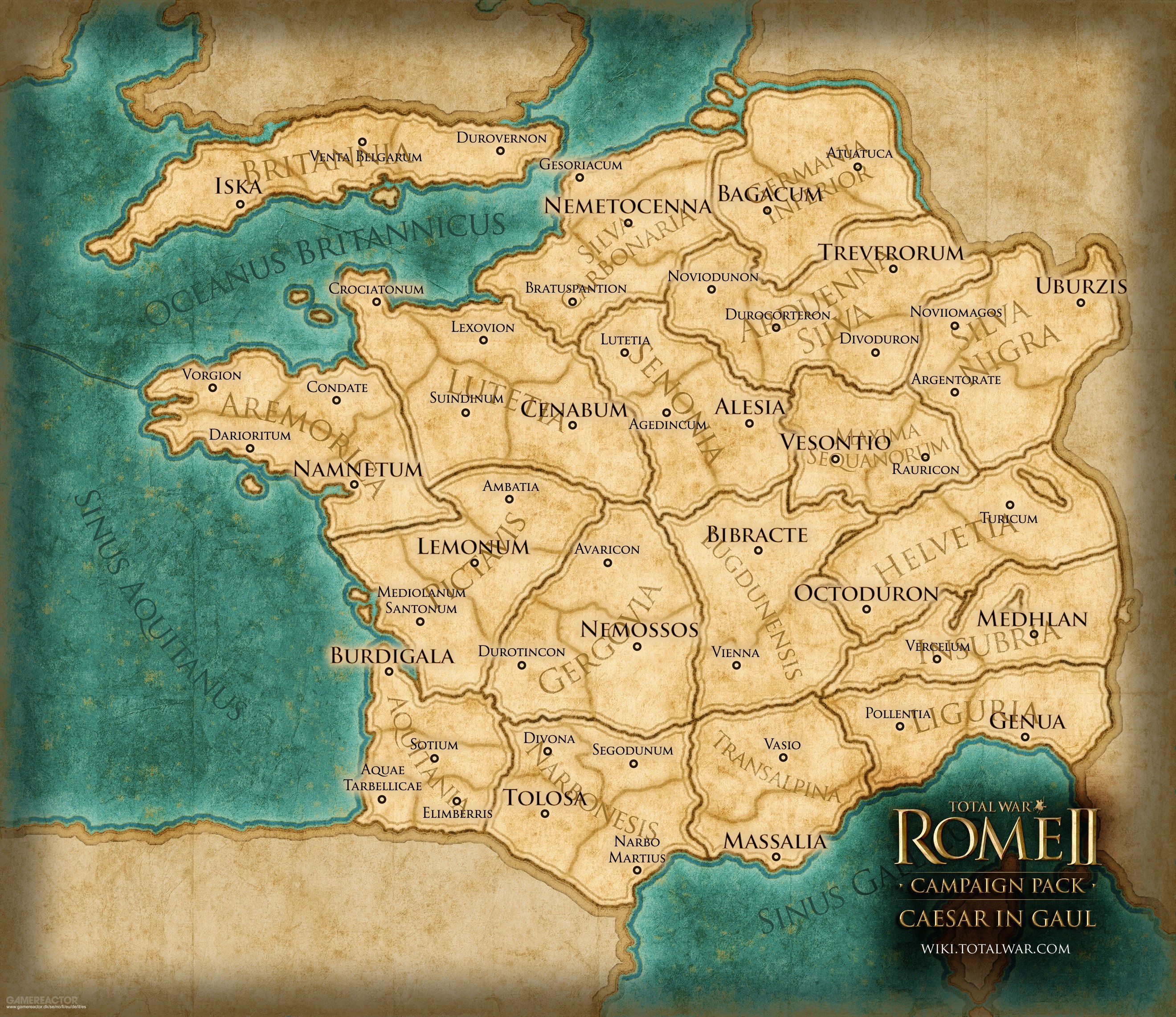 rome 2 total war campaign map