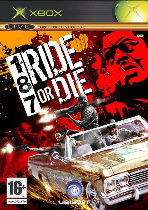 187 Ride or Pie cover Xbox, jogos de carros com armas ps2