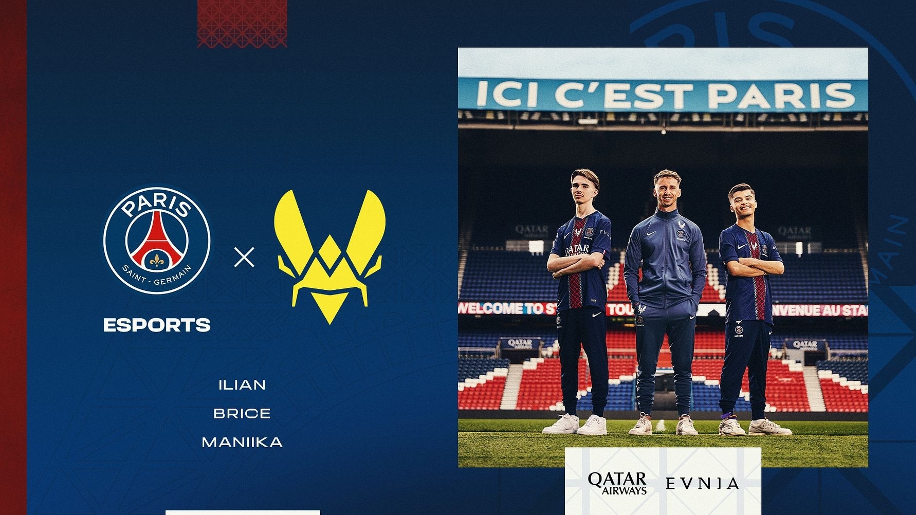 Team Vitality fecha colaboração do EA Sports FC com o Paris Saint-Germain