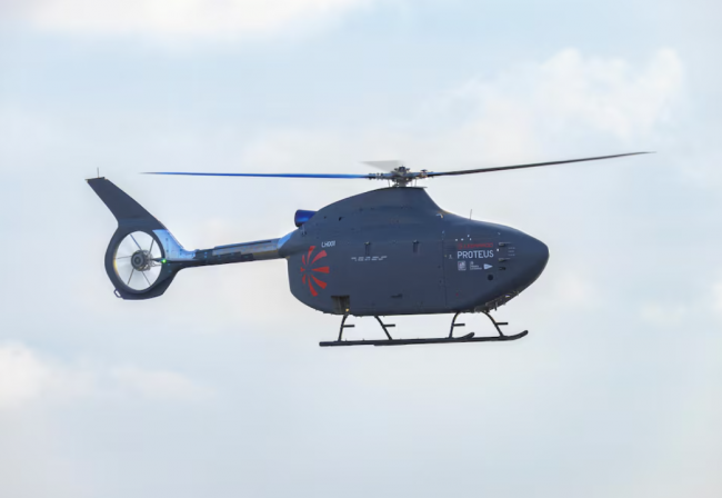 Marinha do Reino Unido revela aeronave autônoma chamada Proteus