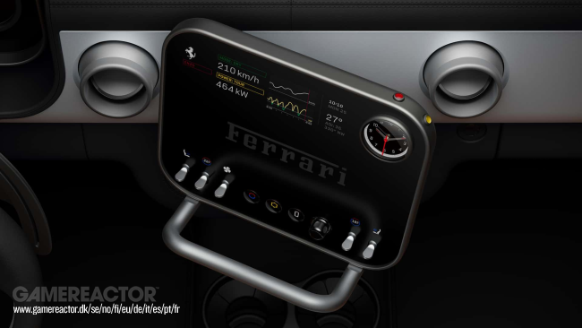 A Ferrari revela o interior em seu primeiro EV