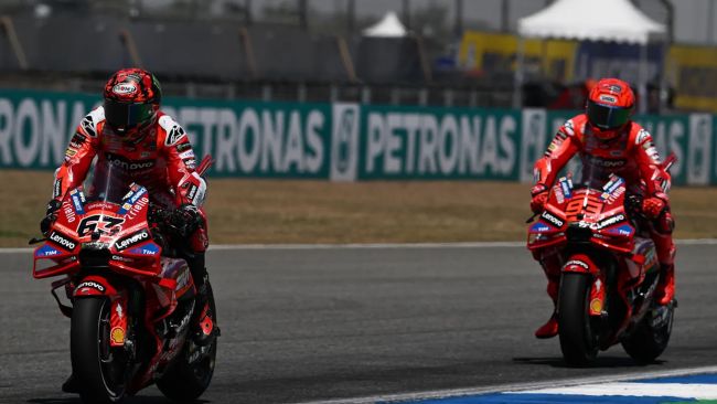 A equipe MotoGP Ducati Lenovo confirma que Pedro Acosta se junta a Marc Márquez e substitui Pecco Bagnaia