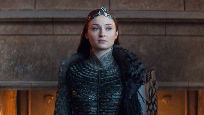 Sophie Turner ficou "muito feliz" com o final de Sansa Stark em Game of Thrones