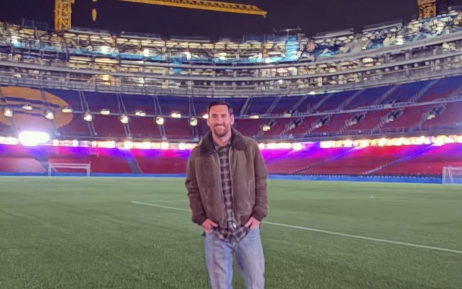 A visita de Messi ao Camp Nou não foi organizada pelo FC Barcelona, que não tinha ideia de que ele estava vindo