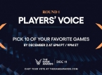 Os t&iacute;tulos indicados de Voz do Jogador para o The Game Awards foram revelados