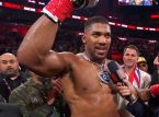 O momento em que Jake Paul &eacute; derrubado pela primeira vez na carreira por Anthony Joshua