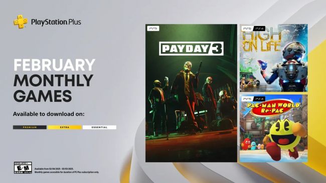 Os membros do PlayStation Plus estão recebendo Payday 3, High on Life e Pac-Man gratuitamente em fevereiro