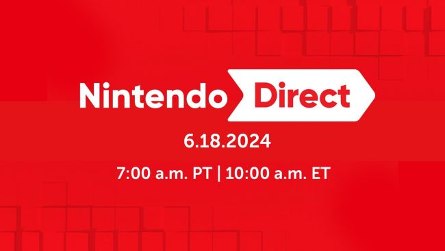 Oficial: Nintendo Direct previsto para amanhã, 18 de junho