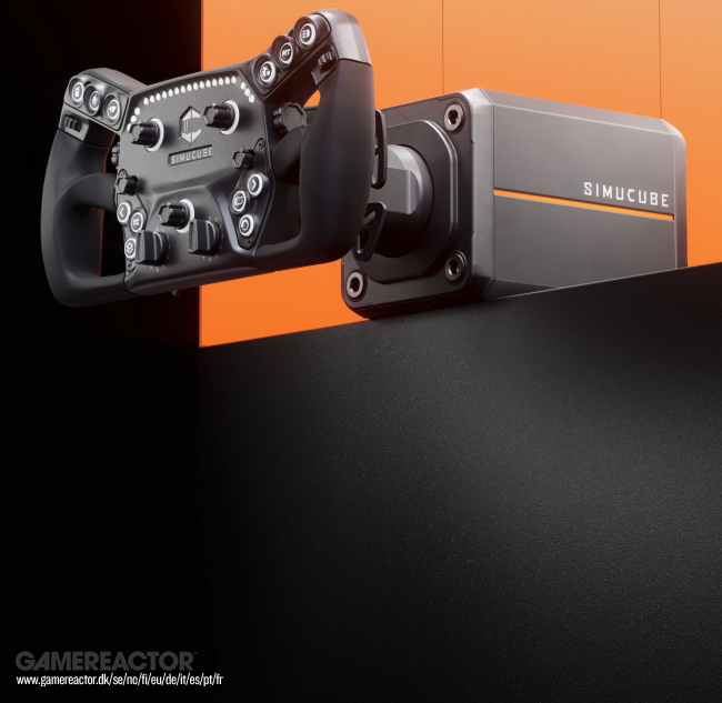 Esta é a nova base de roda Simcube 3 DD