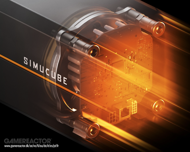 Esta é a nova base de roda Simcube 3 DD