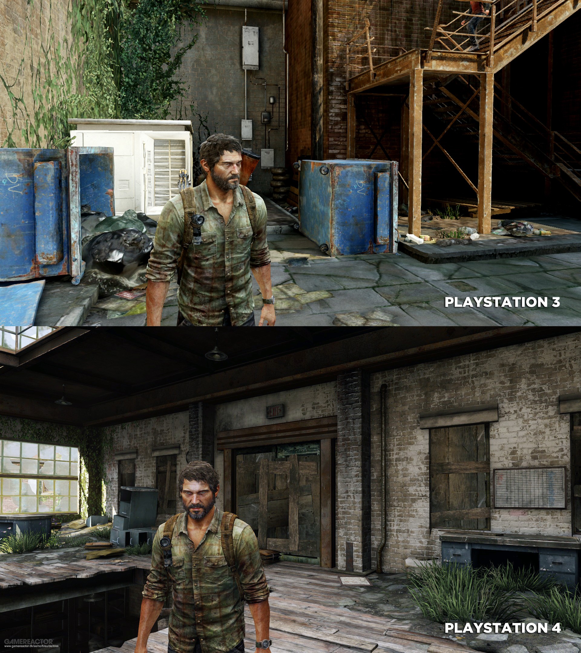 The Last of Us: PS3 vs. PS4