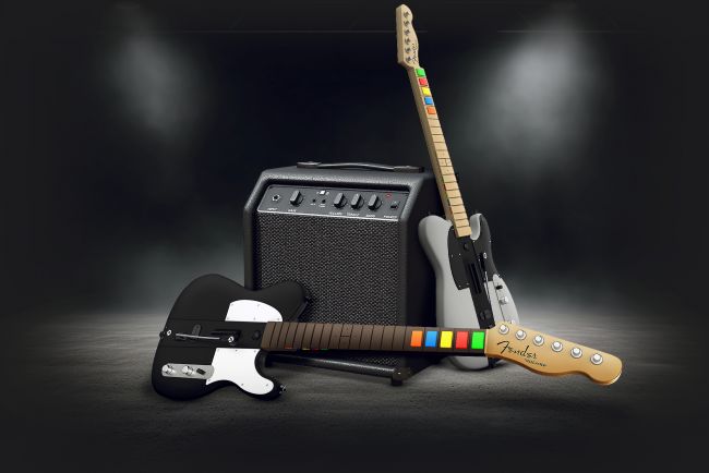 Outra guitarra de plástico de alta qualidade anunciada