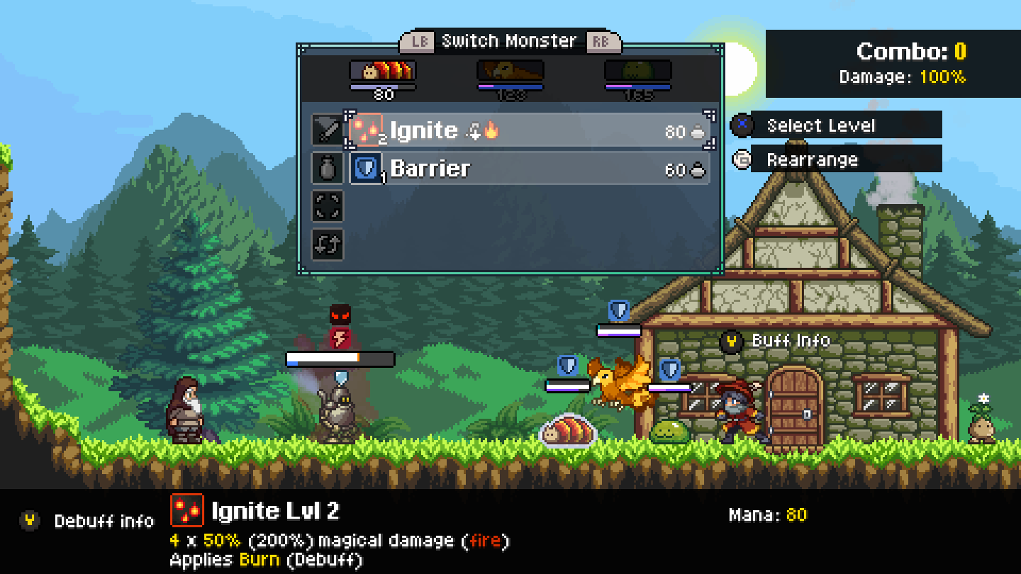 Monster Sanctuary recebeu Novo Jogo+ e modos de dificuldade adicionais