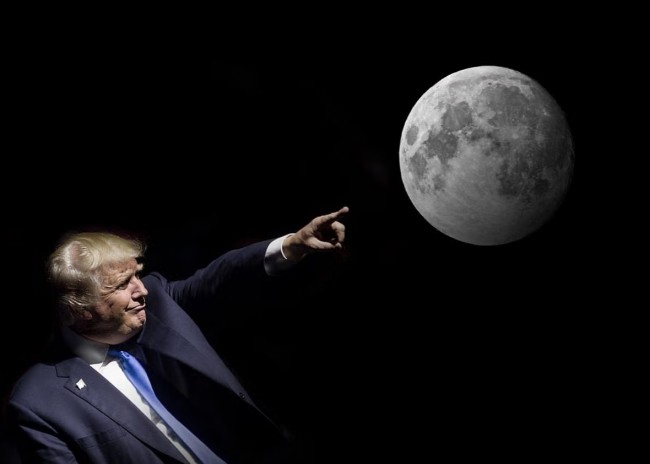 A mais recente ordem executiva de Trump vai além da Terra: pouso lunar até 2028 e posto avançado lunar até 2030