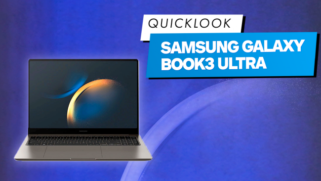 Samsung Galaxy Book3 Ultra está embalando o máximo de potência em um chassi tão leve quanto possível