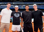 Nadal, Sinner, Bellingham e Courtois se unem para um amig&aacute;vel rali de t&ecirc;nis no Bernab&eacute;u