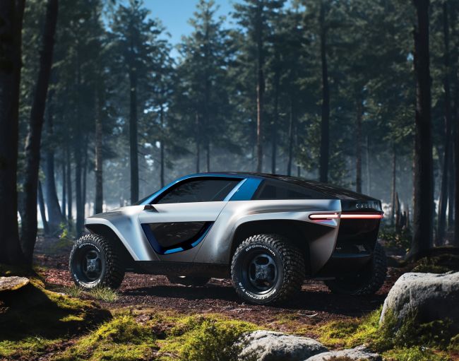 O Callum Skye é um buggy totalmente elétrico construído para estradas e terrenos acidentados