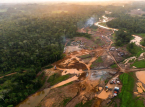Mineradores ilegais est&atilde;o devastando a Amaz&ocirc;nia em ritmo recorde enquanto o pre&ccedil;o do ouro dispara