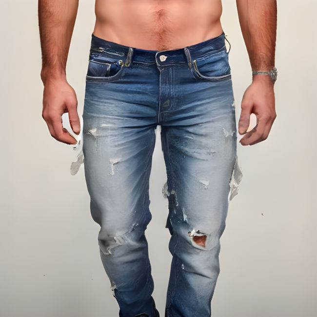 Jeans de grife com 'manchas de xixi' visíveis custarão US $ 800