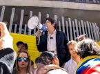 Candidato presidencial colombiano baleado na cabeça durante evento de campanha