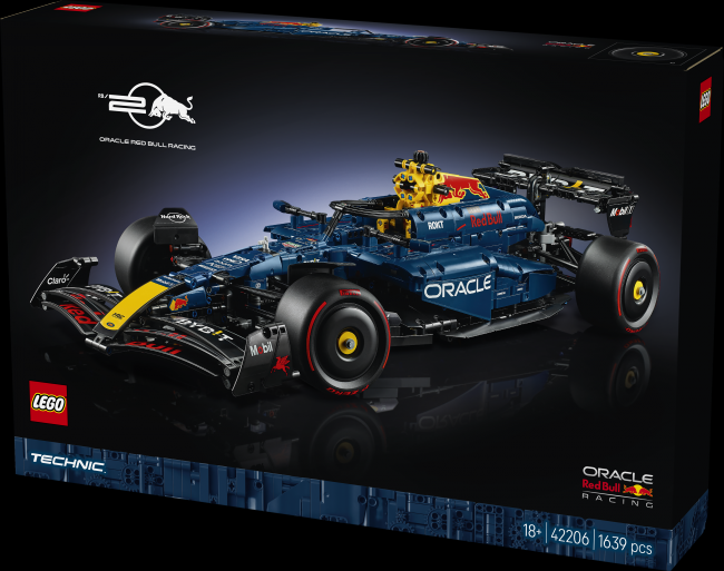 O RB20 da Red Bull também recebeu o tratamento Lego Technic