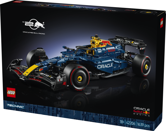 O RB20 da Red Bull também recebeu o tratamento Lego Technic