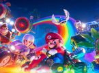 Assista The Super Mario Bros. Movie elenco perdê-lo sobre um jogo de Mario Kart