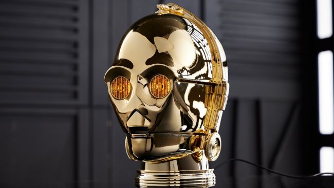 Uma cabeça C-3PO iluminada colecionável foi revelada