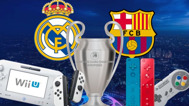 O Clássico da Nintendo: uma história compartilhada entre Real Madrid e Barça Champions League e consoles Nintendo